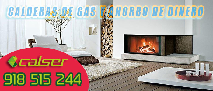 Casa calentada con gas natural como si fuese una chimenea ahorrando dinero